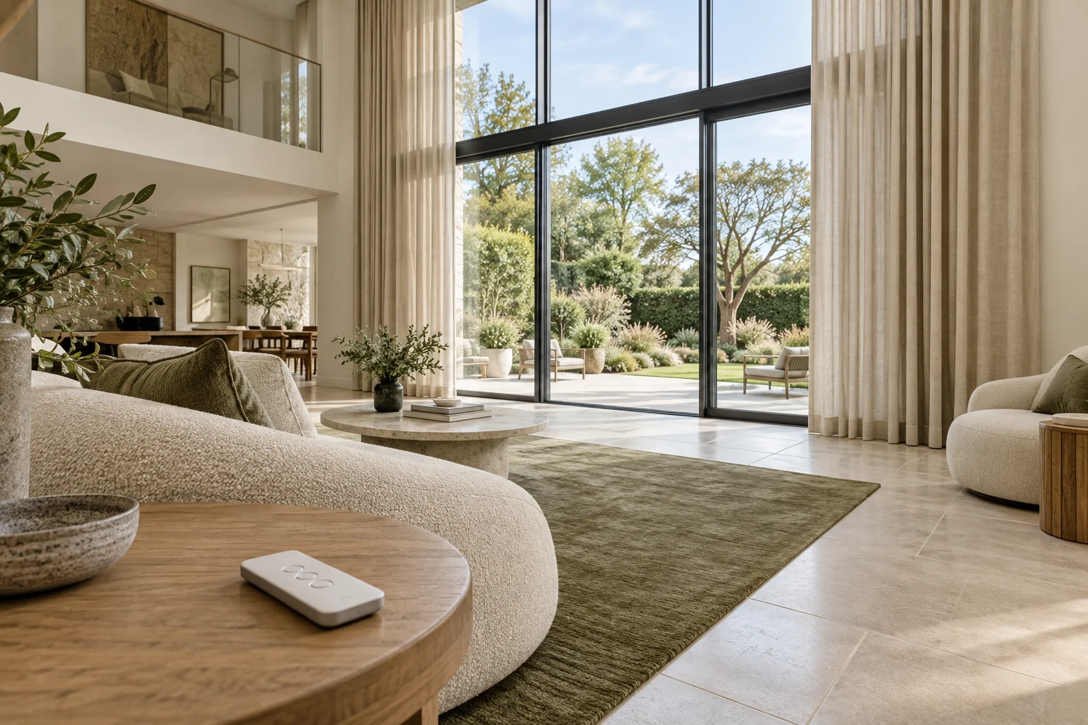 Motorised curtains & blinds